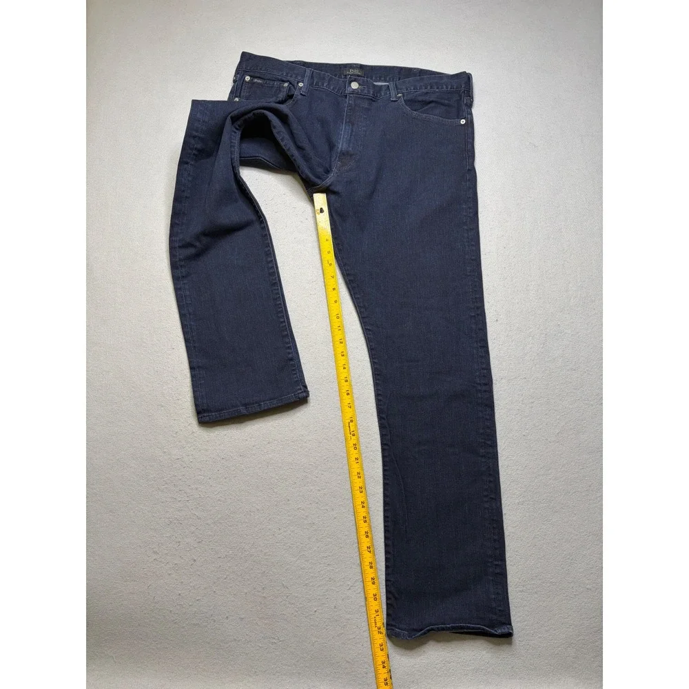 Polo‎ Ralph Lauren Jeans Mens 40x34 Blue Varick Slim Straight Stretch Indigo